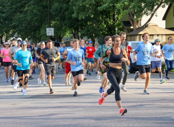 The Lederhosen Dash runs into Oktoberfest